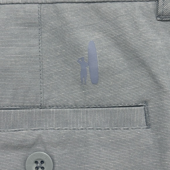 johnnie-O Sky Blue Flat Front Men's Shorts - Picture 4 of 6